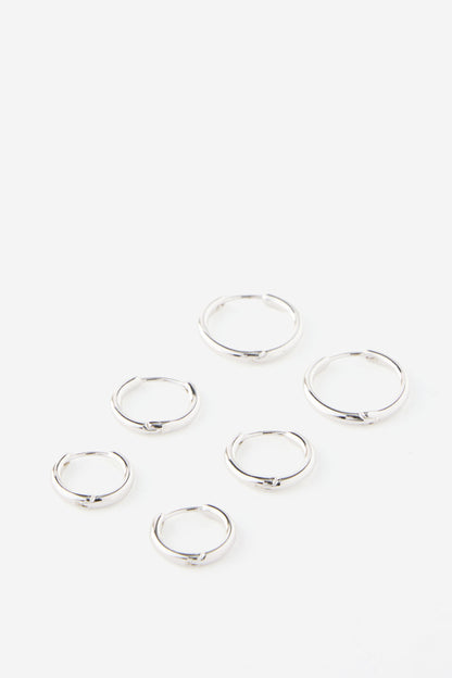 Premium Plated 3Pk Mid Earring