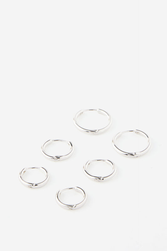 Premium Plated 3Pk Mid Earring