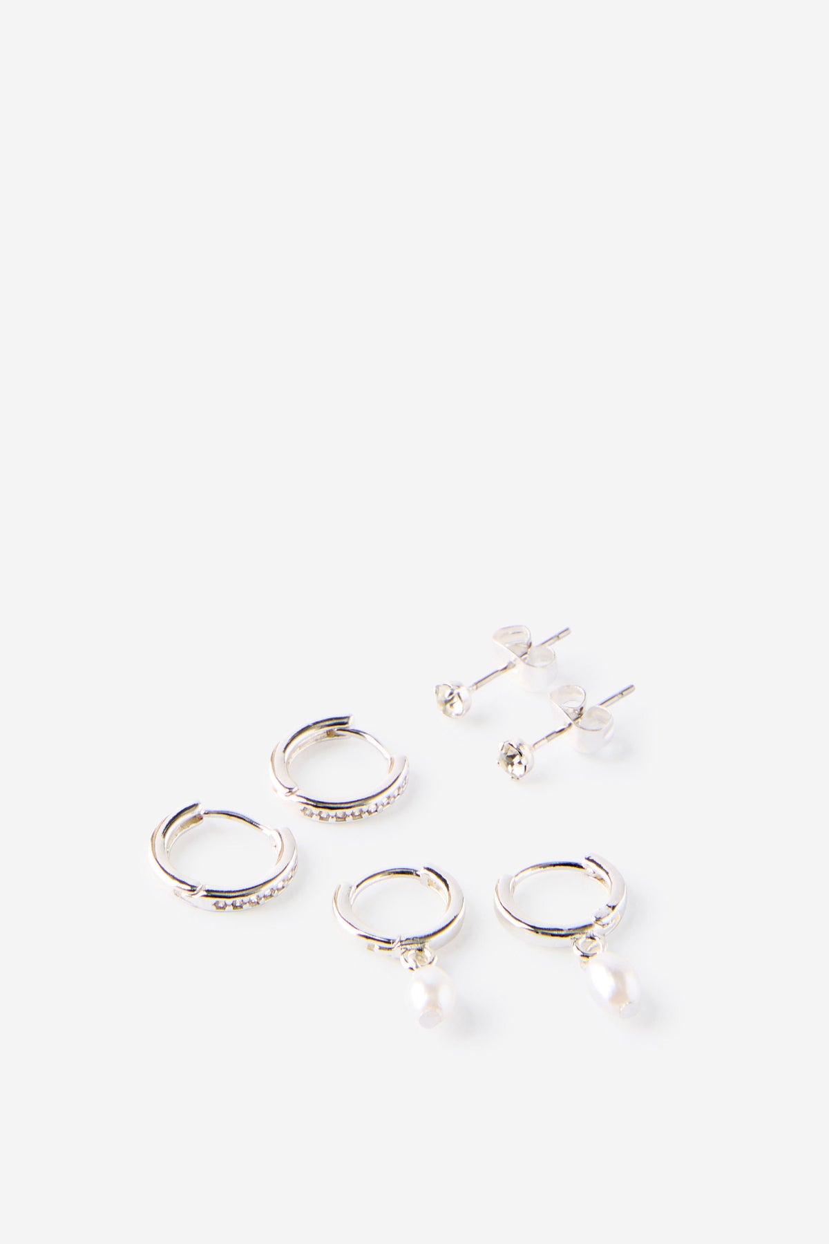 Premium Plated 3Pk Small Earring