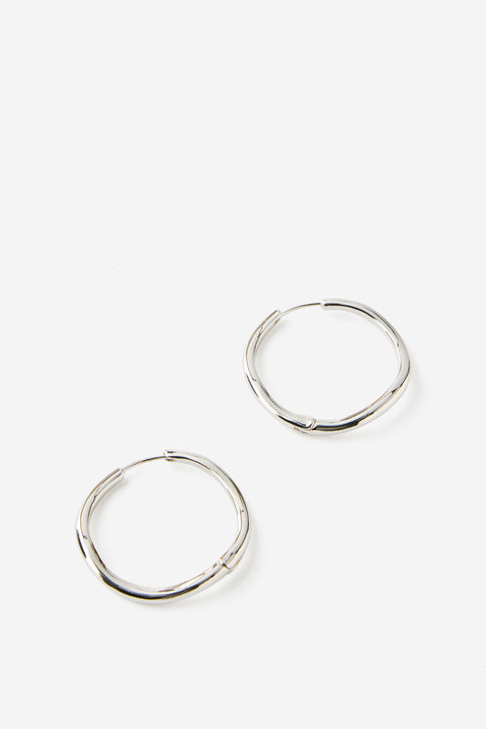 Premium Plated Large Hoop Earring