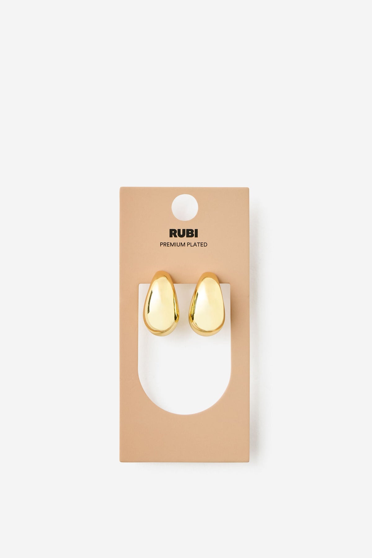 Premium Plated Mid Charm Earring