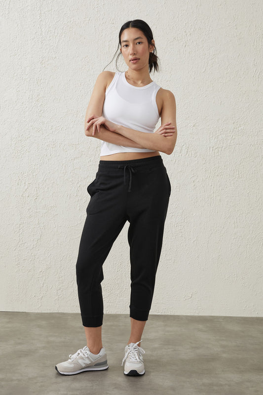 Lifestyle Cropped Gym Trackpant