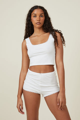Rib Lace Tank