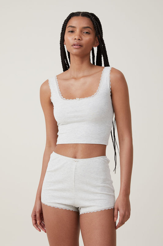 Rib Lace Short