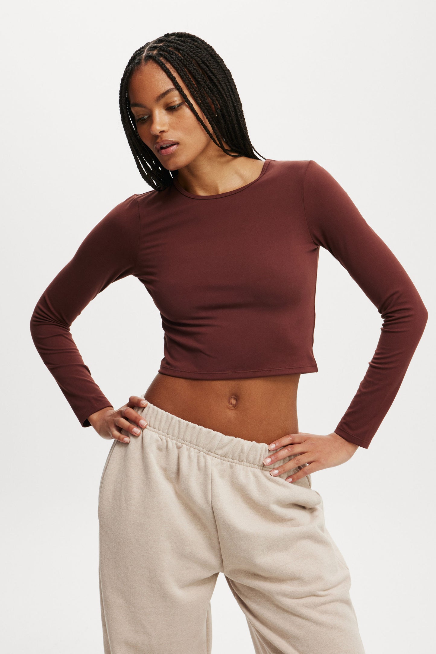 Ultra Soft Fitted Long Sleeve Top