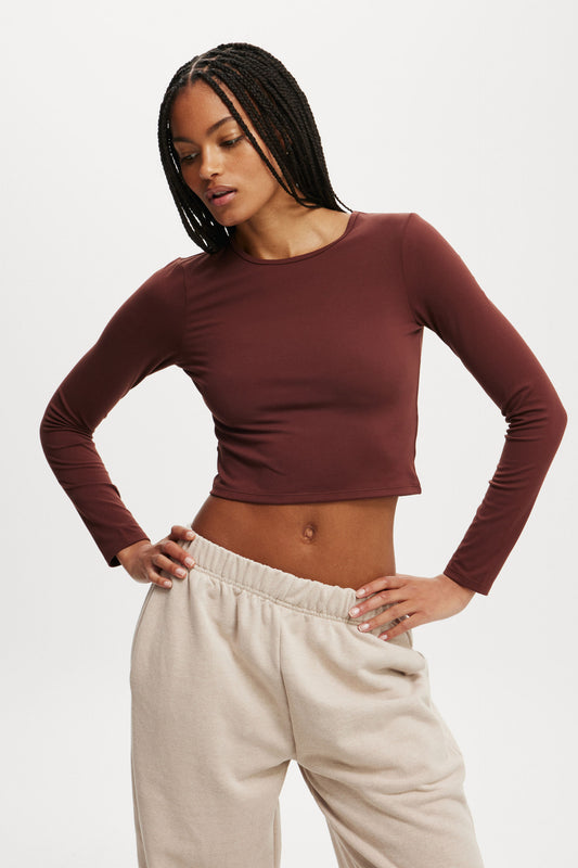 Ultra Soft Fitted Long Sleeve Top
