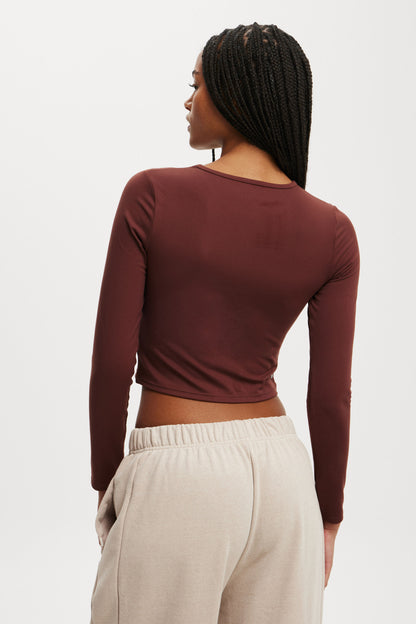 Ultra Soft Fitted Long Sleeve Top