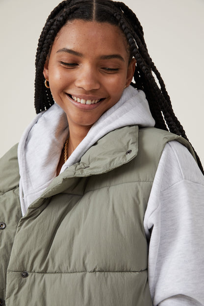 The Recycled Mother Puffer Vest 2.0