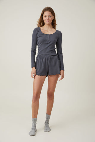 Rib Bed Short