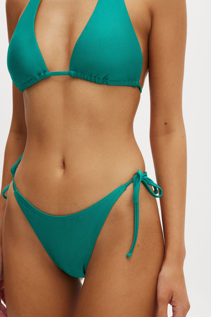 Fixed Tie Side Cheeky Bikini Bottom
