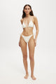 Fixed Tie Side Cheeky Bikini Bottom