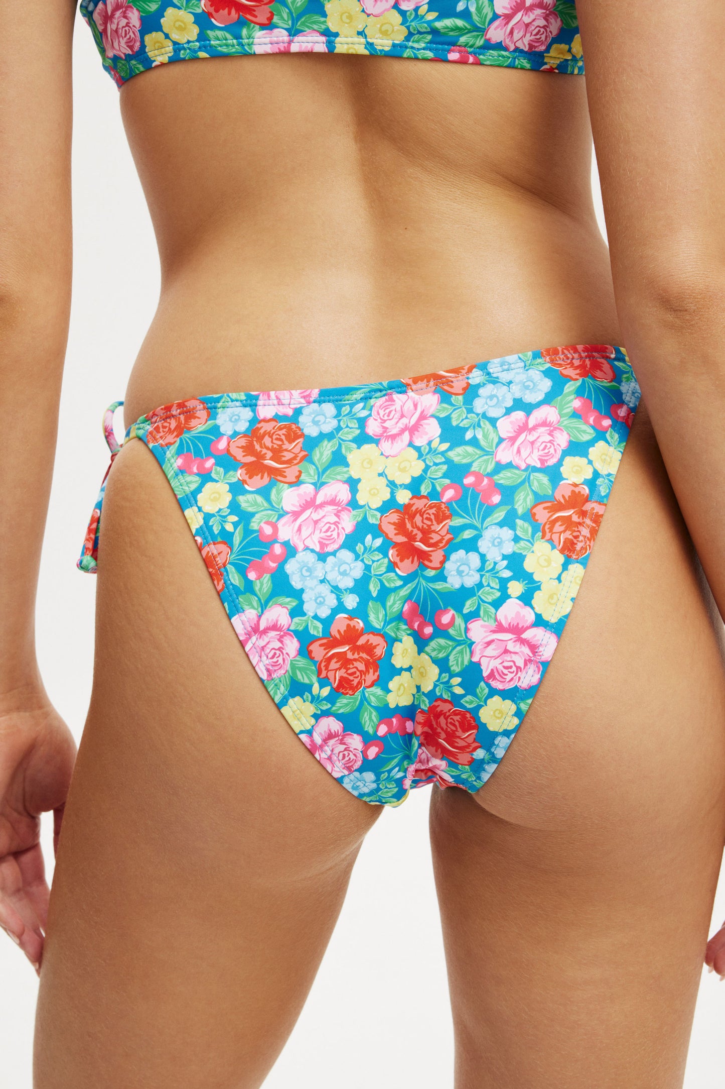 Fixed Tie Side Cheeky Bikini Bottom
