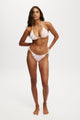 Fixed Tie Side Cheeky Bikini Bottom