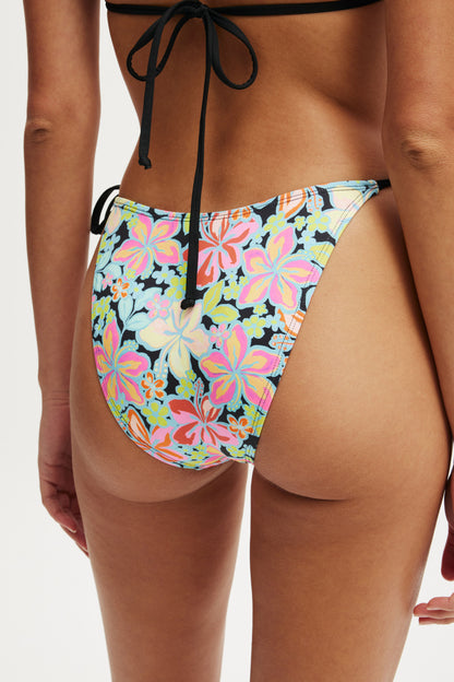Fixed Tie Side Cheeky Bikini Bottom
