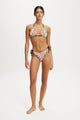 Fixed Tie Side Cheeky Bikini Bottom