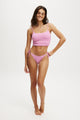 Fixed Tie Side Cheeky Bikini Bottom