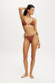 Fixed Tie Side Cheeky Bikini Bottom