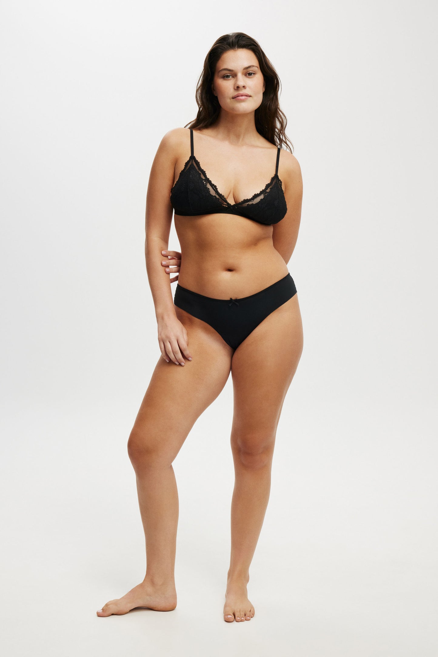 Everyday Lace Triangle Padded Bralette