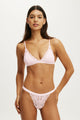 Everyday Lace Triangle Padded Bralette