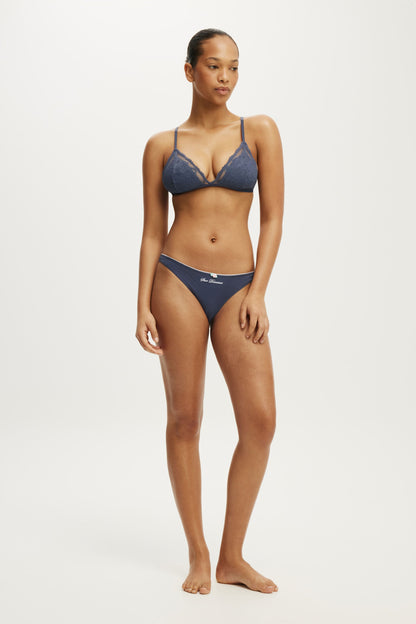 Everyday Lace Triangle Padded Bralette