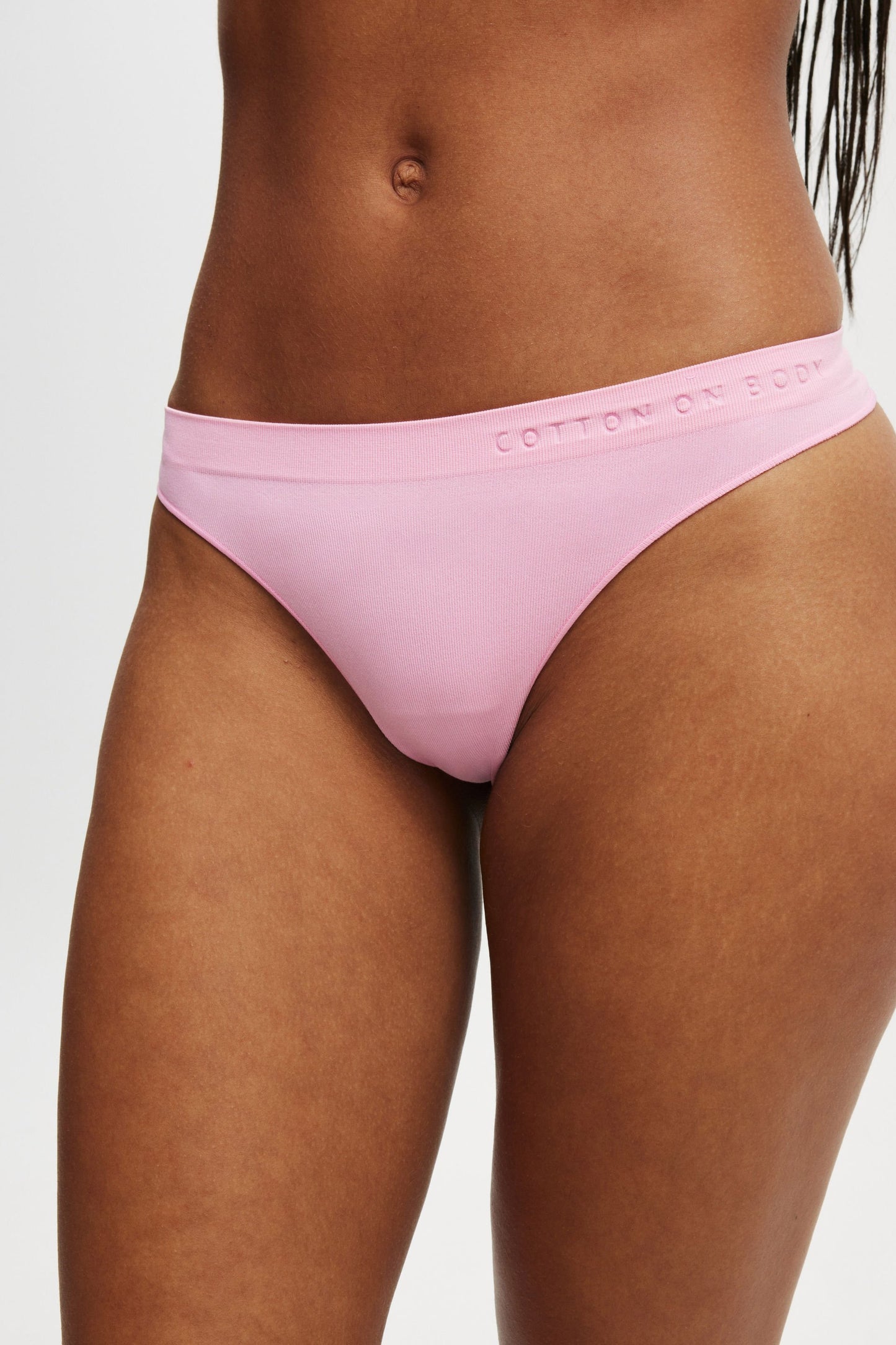 Seamless High Cut G String Brief