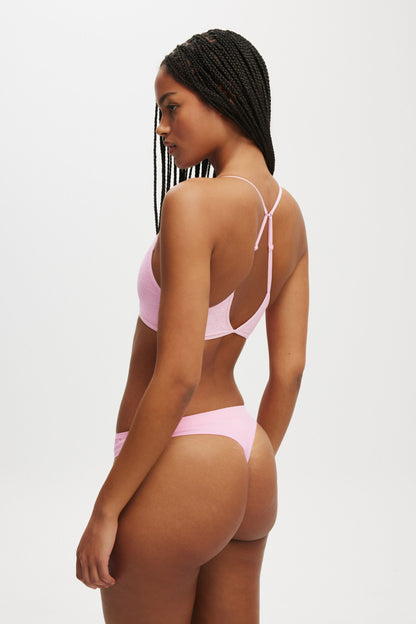 Seamless High Cut G String Brief