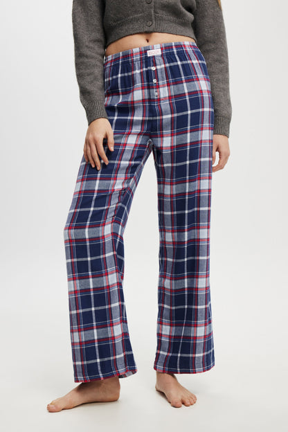 Flannel Boyfriend Boxer Pant