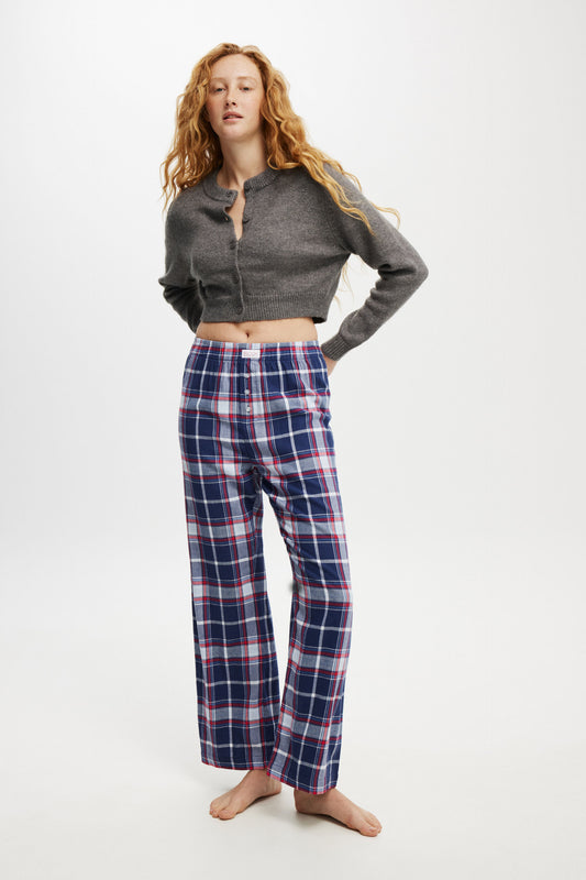 Flannel Boyfriend Boxer Pant