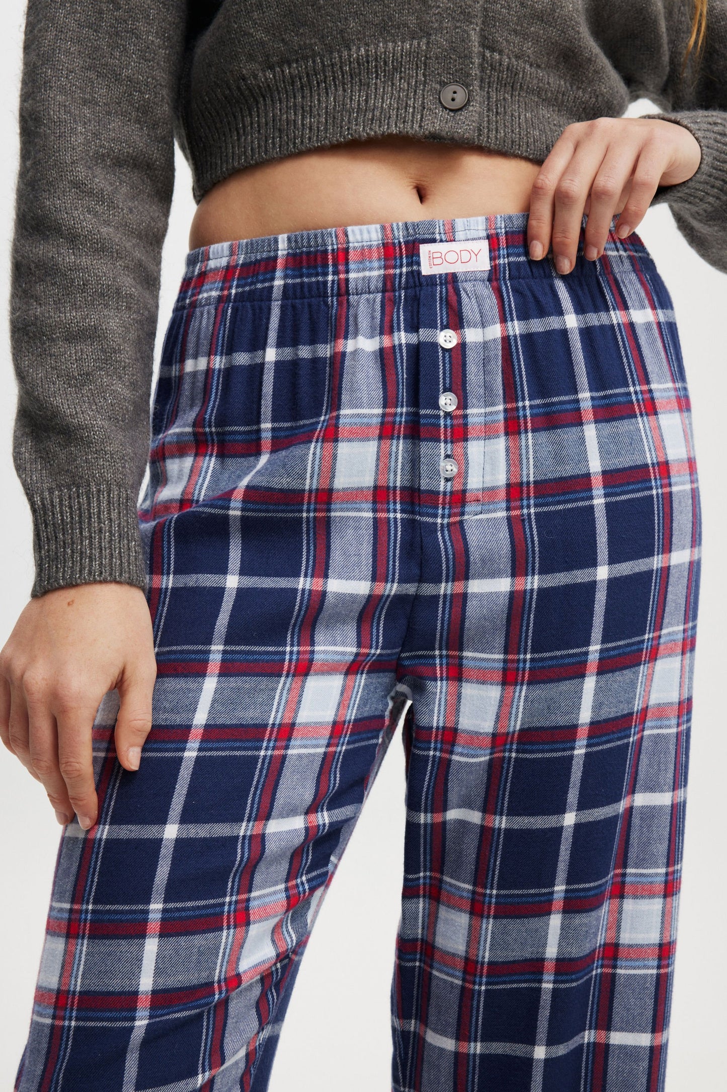 Flannel Boyfriend Boxer Pant