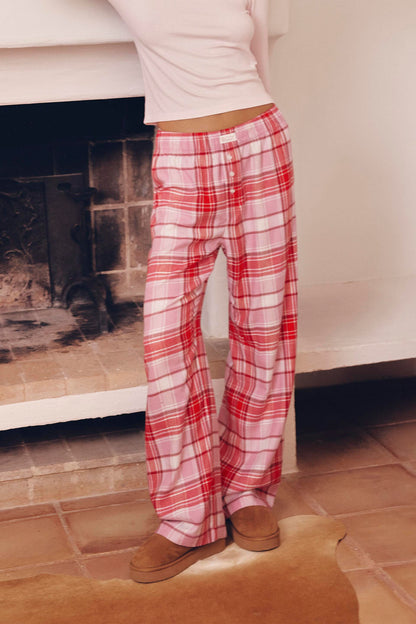 Flannel Boyfriend Boxer Pant