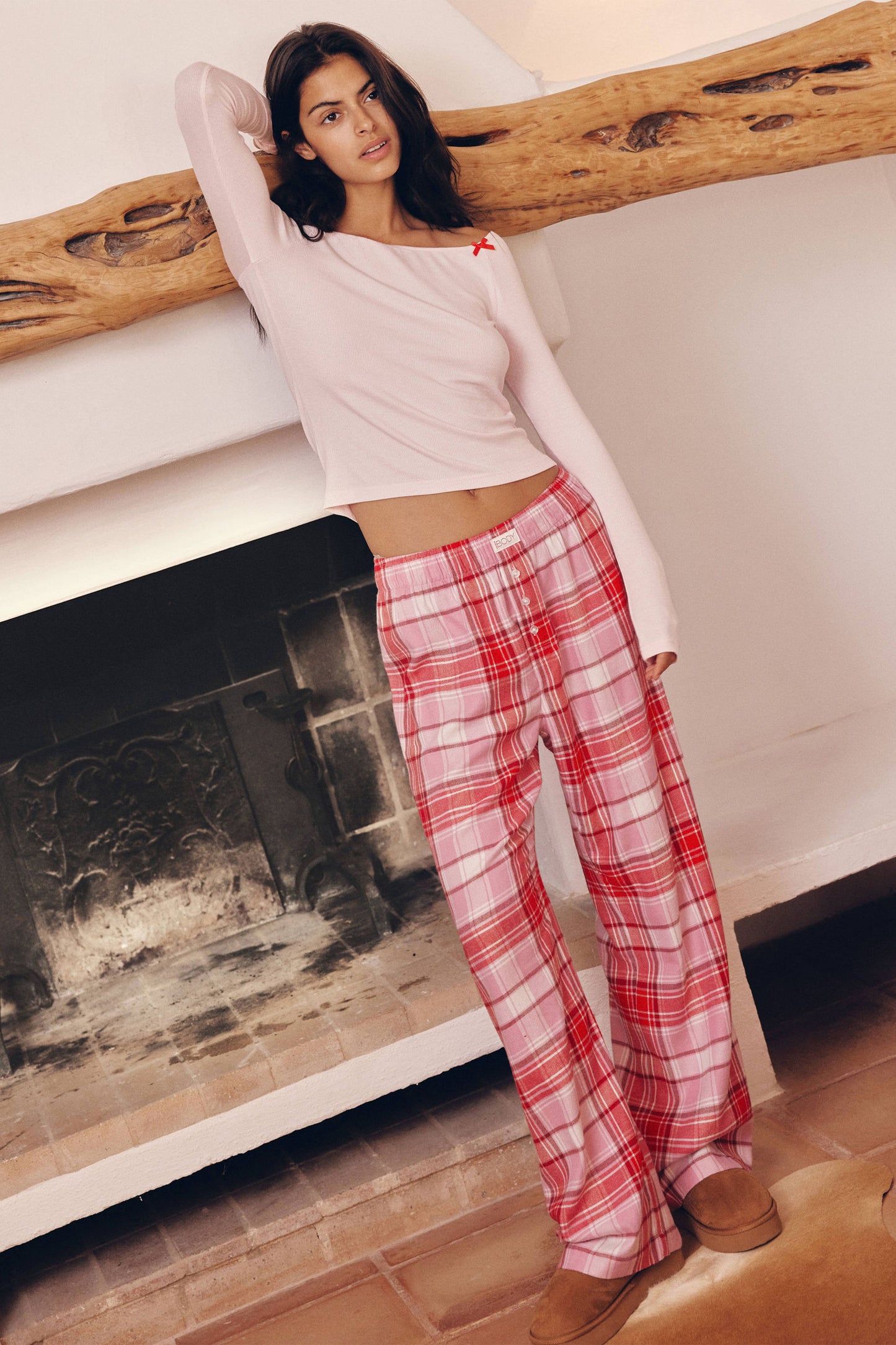 Flannel Boyfriend Boxer Pant