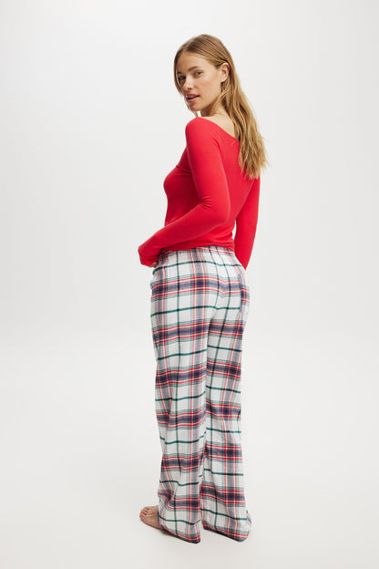 Flannel Boyfriend Boxer Pant
