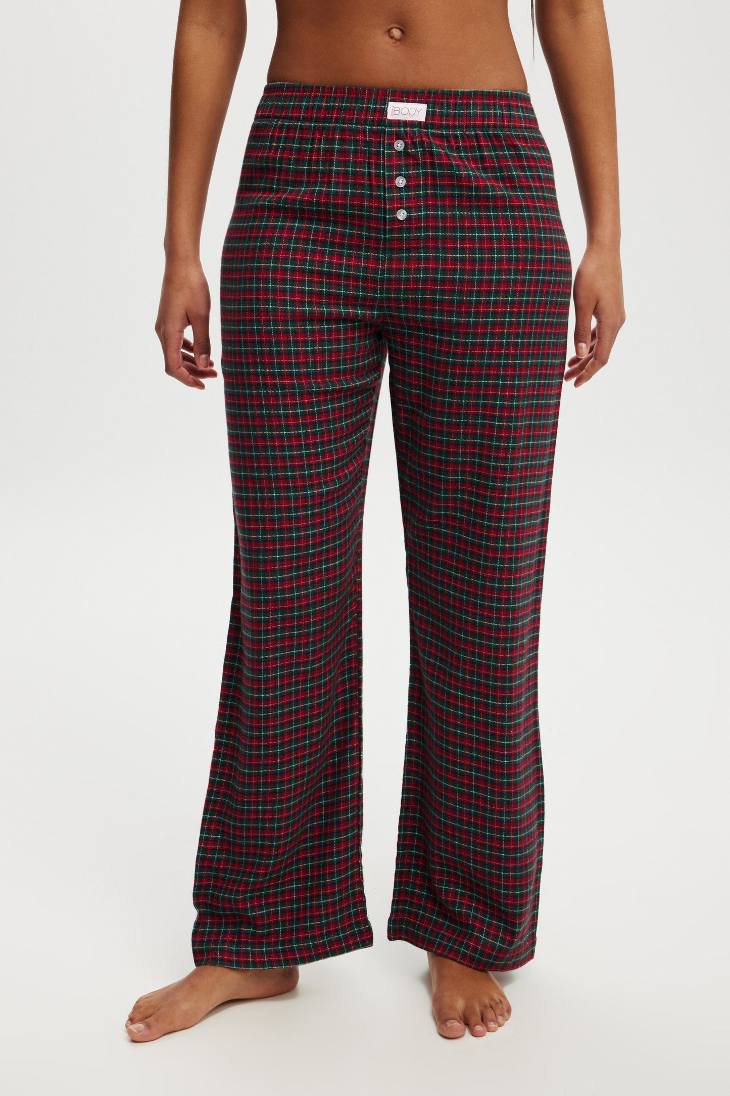 Flannel Boyfriend Boxer Pant