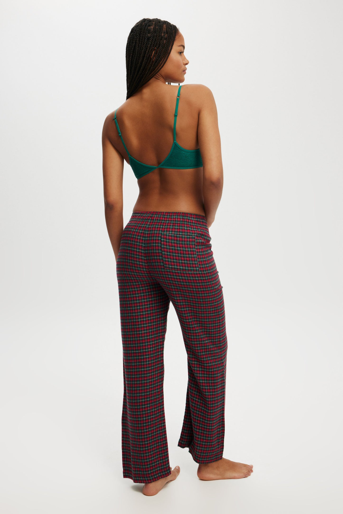 Flannel Boyfriend Boxer Pant