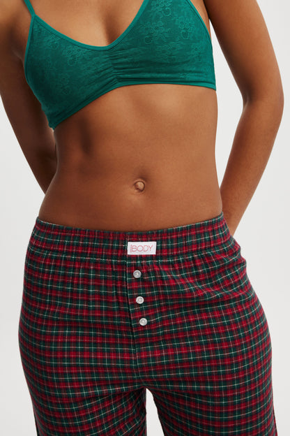 Flannel Boyfriend Boxer Pant