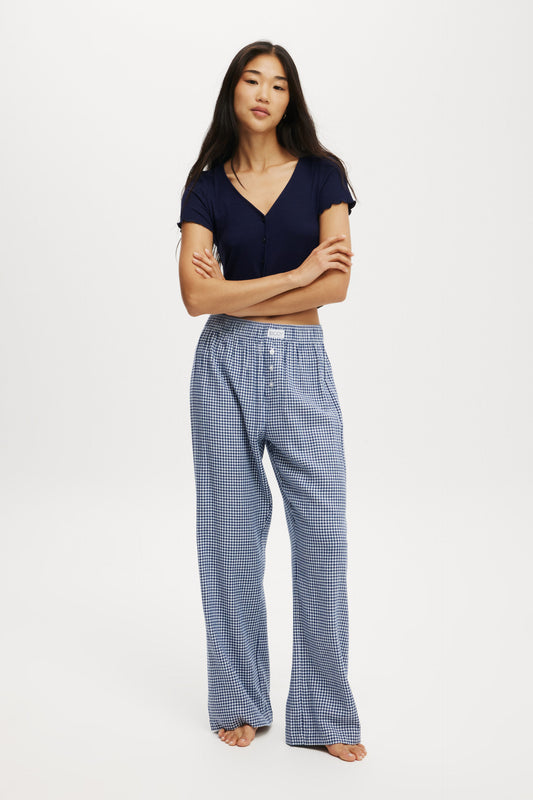 Flannel Boyfriend Boxer Pant