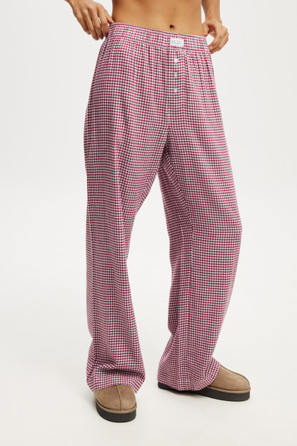 Flannel Boyfriend Boxer Pant