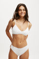Organic Cotton Lace Cheeky Brief