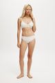 Organic Cotton Lace Bikini Brief