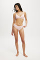 Organic Cotton Lace Bikini Brief