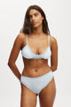 Organic Cotton Lace Triangle Padded Bralette