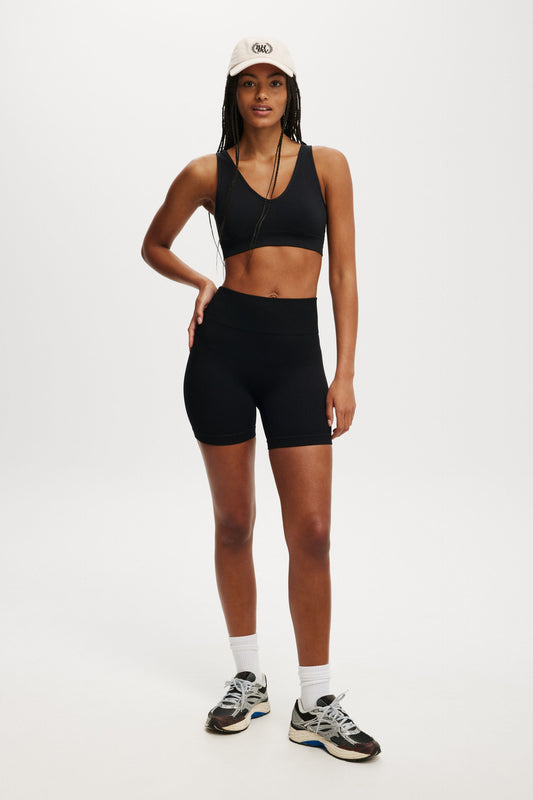 Seamless Rib Bike Short