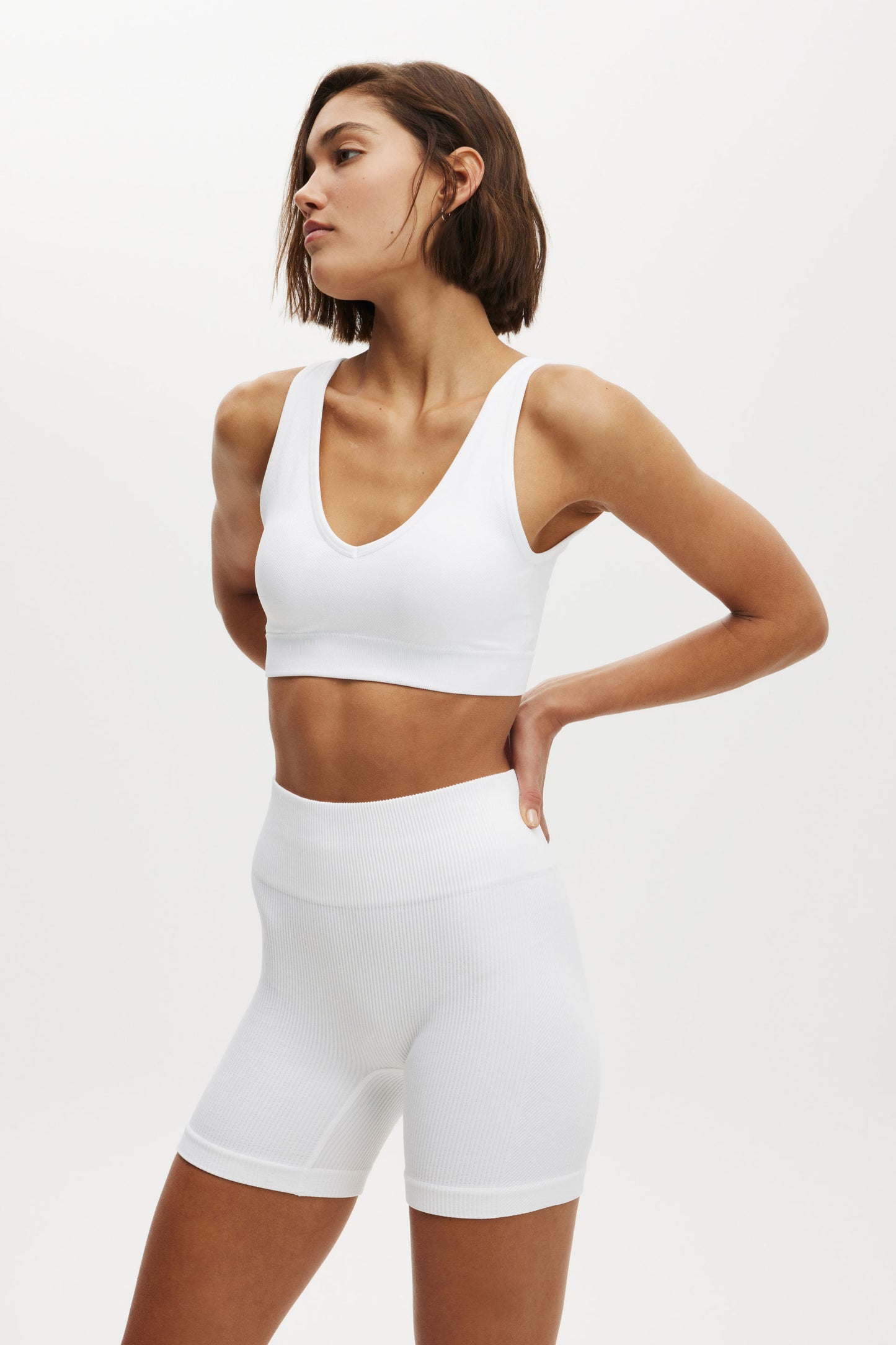 Seamless Rib Bike Short