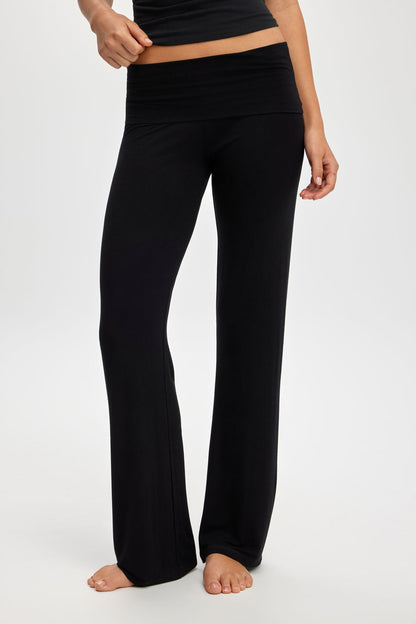 Airy Soft Roll Waist Pant
