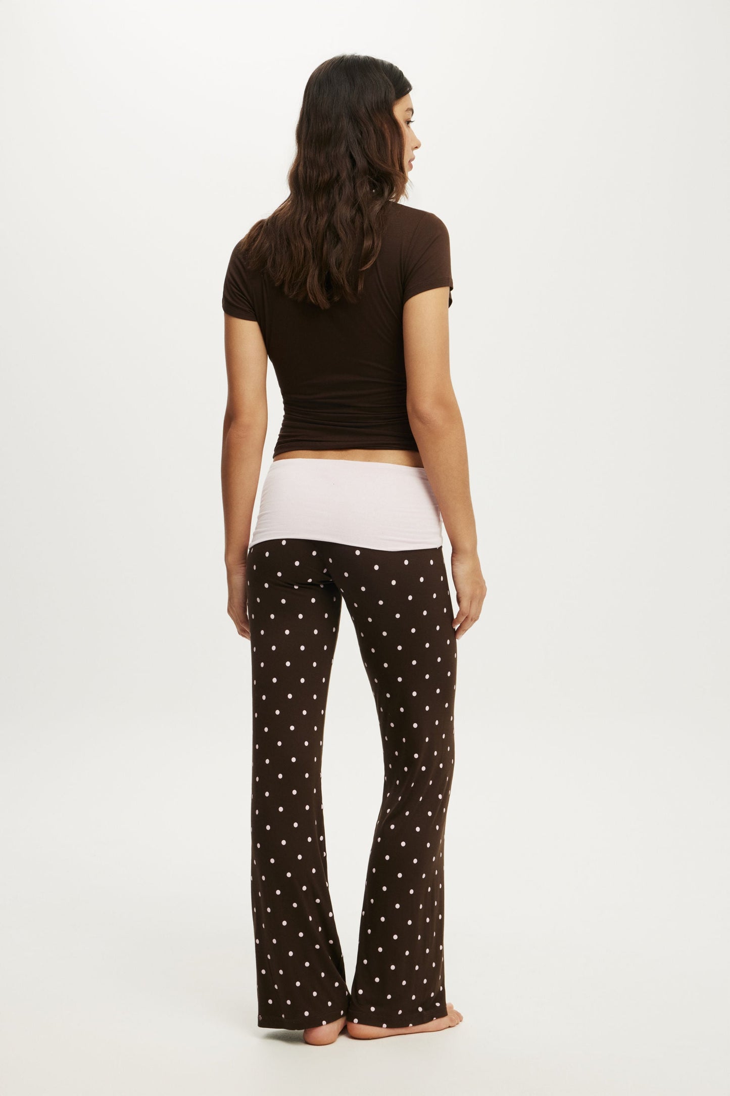 Airy Soft Roll Waist Pant