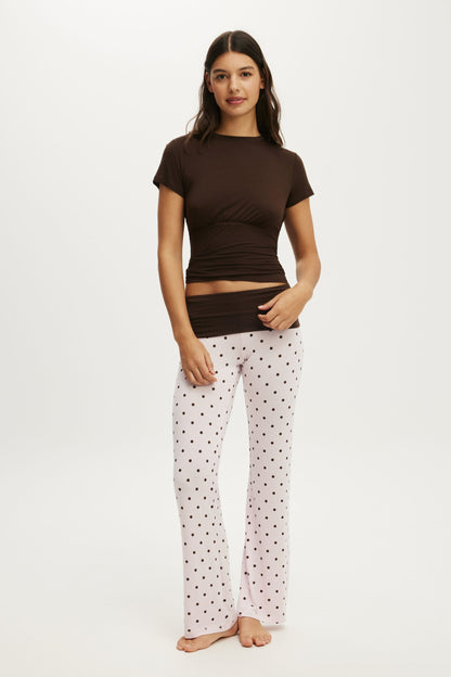 Airy Soft Roll Waist Pant