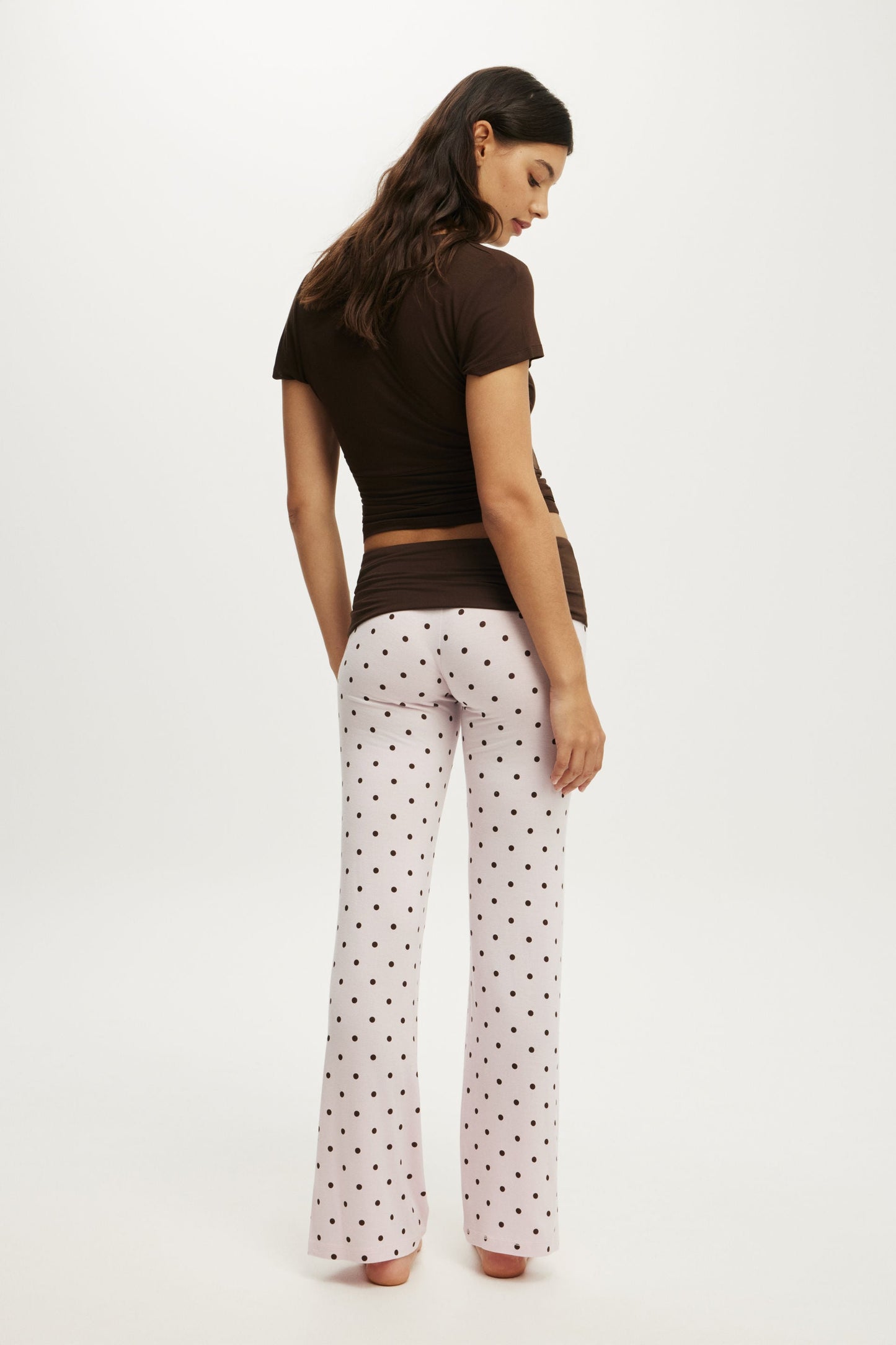 Airy Soft Roll Waist Pant