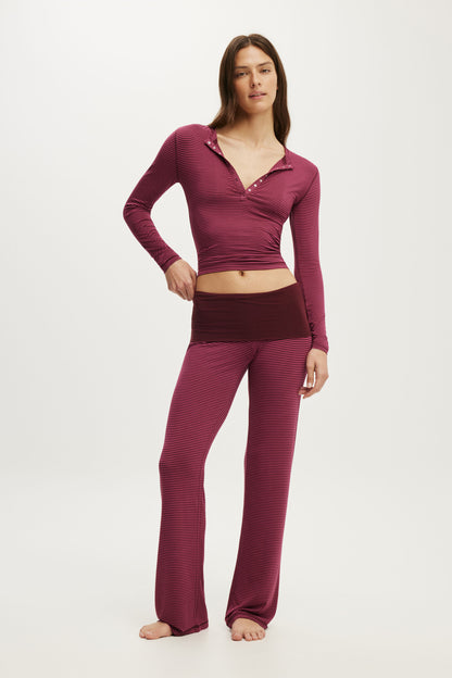 Airy Soft Roll Waist Pant