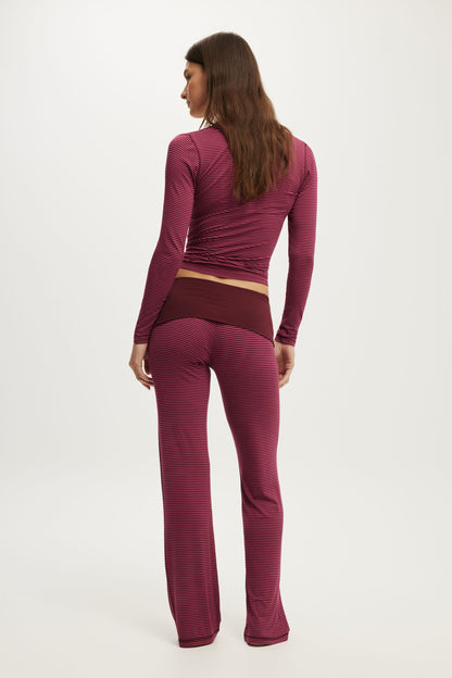 Airy Soft Roll Waist Pant