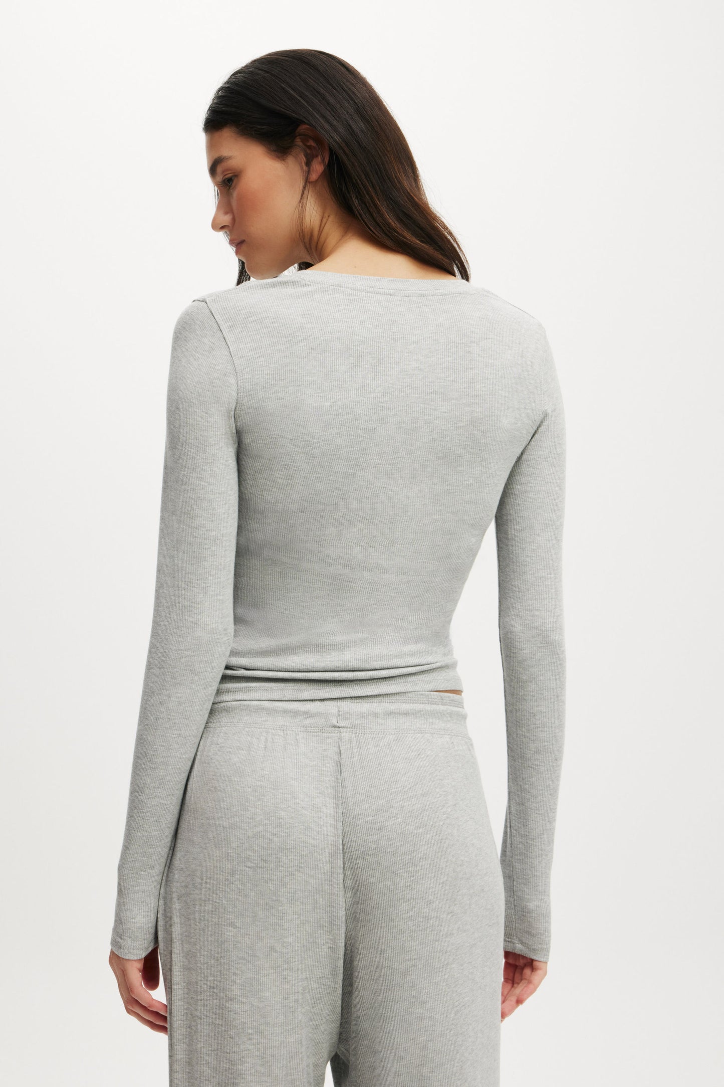 Sleep Recovery Henley Long Sleeve